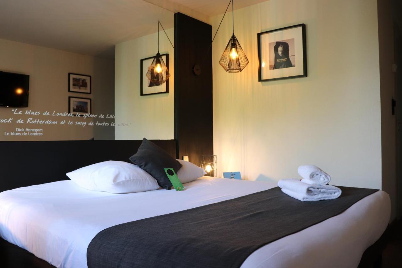 Logis Hotel Restaurant Des Acacias Lille Neuville En Ferrain Neuville-en-Ferrain Exteriér fotografie